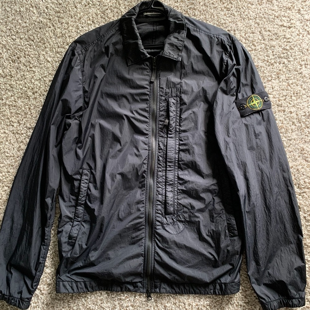 STONE ISLAND Q0223 GARMENT DYED CRINKLE REPS Over Shirt *LAST PRICE DROP*